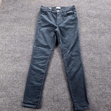 LOFT Outlet Women's Size 4 Blue Skinny Corduroy Pants