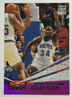 Isaiah Rider 1993-94 Stadium Club Beam Team #24 - Minnesota Timberwolves