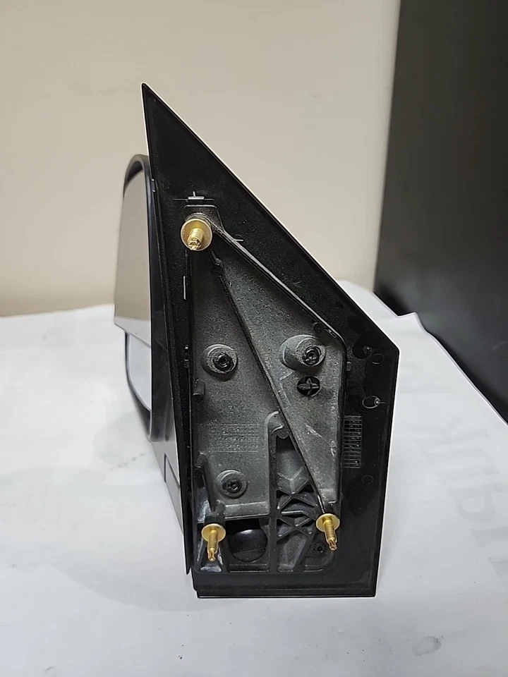 Ford Van E250 2003-09 conductor puerta lateral izquierda espejo retrovisor doble negro Foto 3 de 4