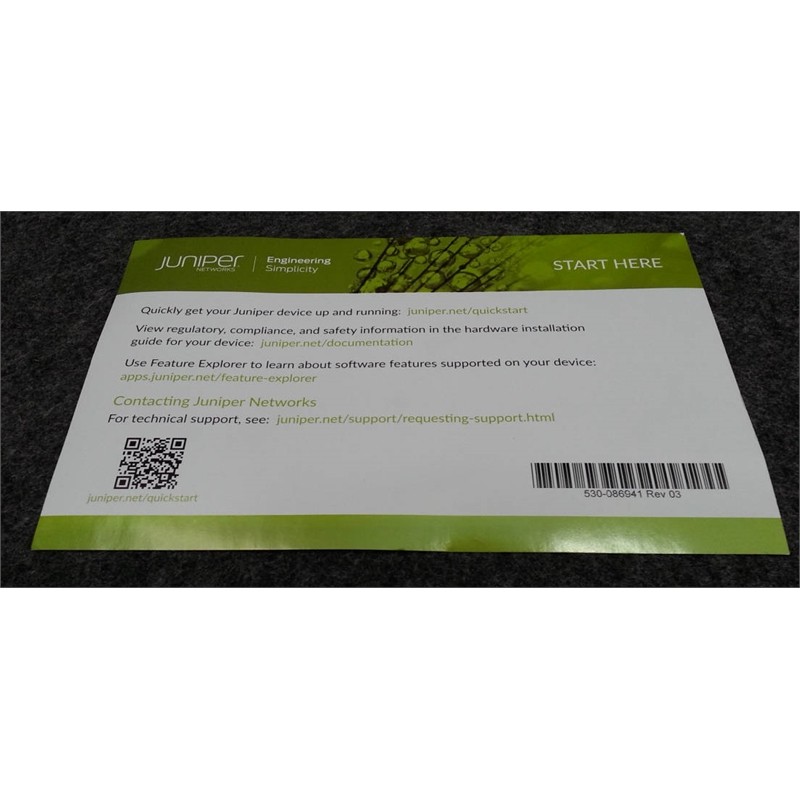 Juniper Networks SRX320 6-Port Services Gateway 1Gbps Gray