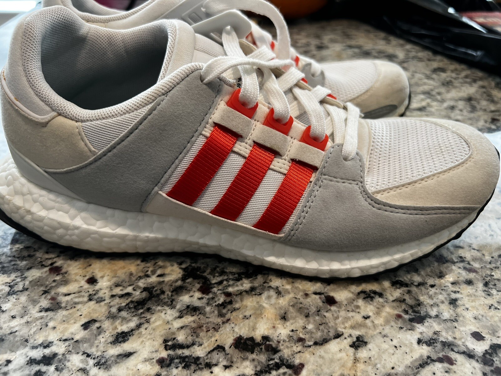 ADIDAS EQT Equipment Support Sneakers Shoes Mens Size White Red | eBay