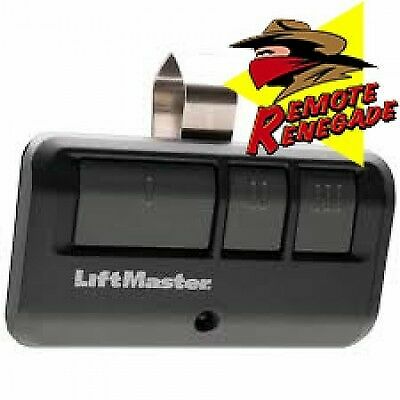 Liftmaster 893lm 3 Button Garage Door Opener Remote Control Dark