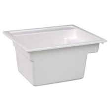 22 x 25 Fiberglass Self Rimming Utility MultiTask Sink Recessed w/ 12" Deep Bowl