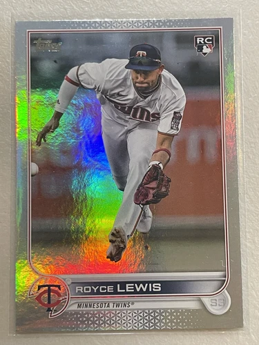 Royce Lewis 2022 Topps Update Silver Rainbow Foil Rookie RC #US105 Twins- B23