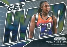 2022 Panini Prizm WNBA TINA CHARLES #3 GET HYPED INSERT MERCURY