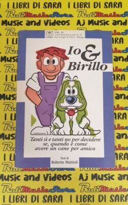 Buch Anstecknadel ICH UND BIRILLO zur Entscheidung, ob und wann man einen Hund MATTIOLI (L68) hat