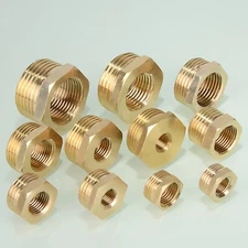 Metric & BSP Male to Female Brass Reducer Pipe Fitting Water Adapter Connector
