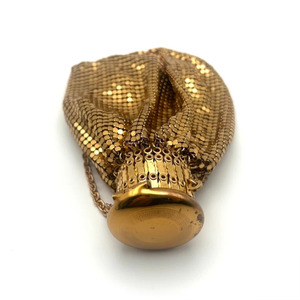 Cartera de malla vintage Whiting & Davis "Bolso de mendigo"  Foto 3 de 4