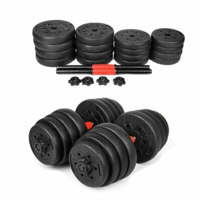 Dumbbell Weight Set Adjustable Plates Home Workout Cardio