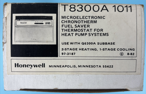 Vintage Honeywell Chronotherm Programmable Thermostat T8300A 1011 - New! NOS! - Picture 5 of 16