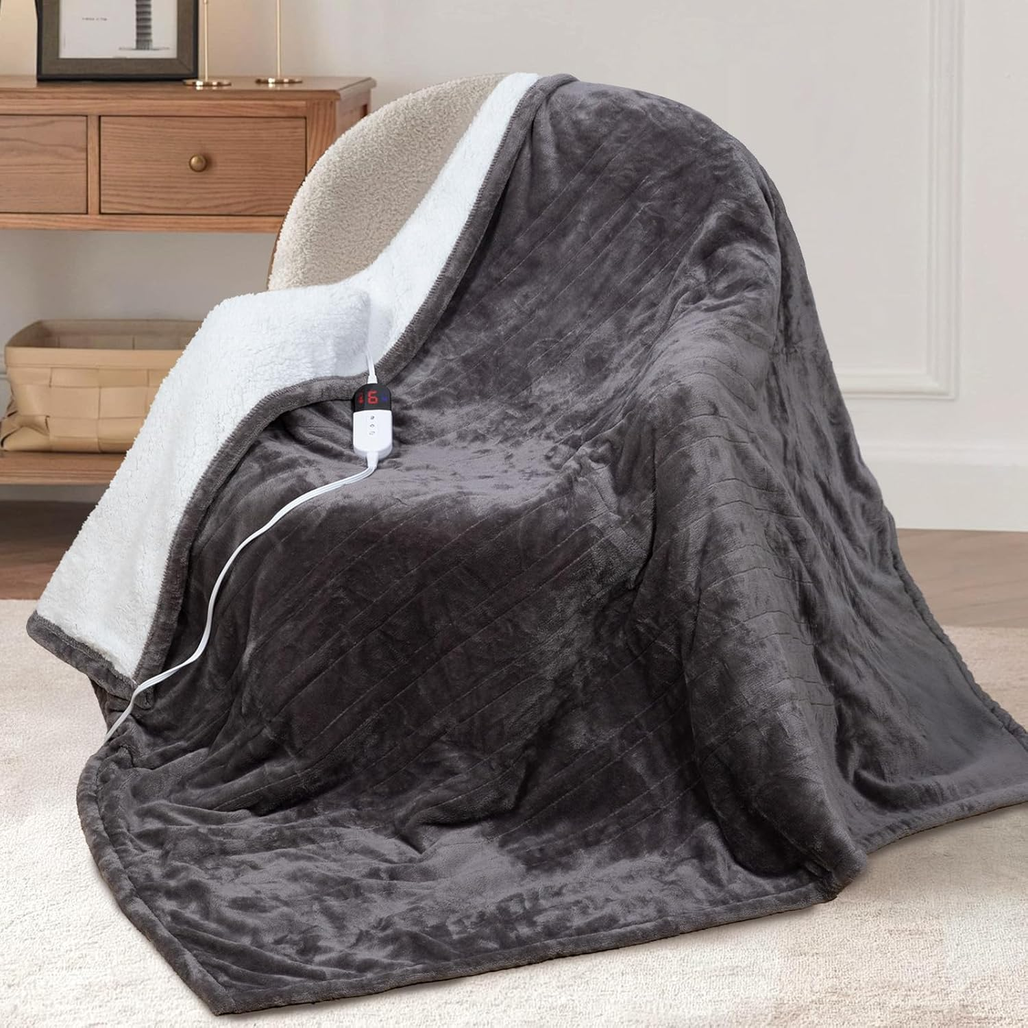 Heated Blanket Throw 50