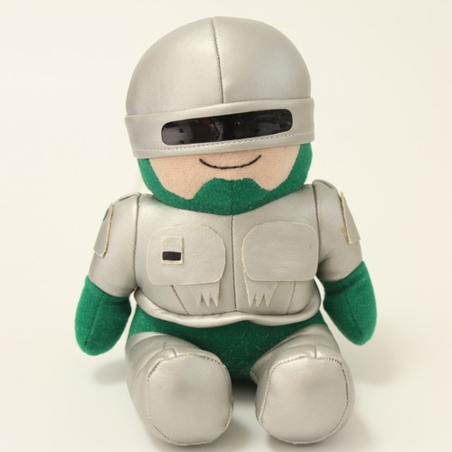 Juego de 4 felpas de deformación sentada RoboCop 3 negro azul verde rojo Veineto Robo Cop - Imagen 9 de 20