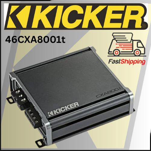 KICKER 46CXA8001t / 800 WATT RMS MONO BLOCK AMPLIFIER / 1,600W MAX