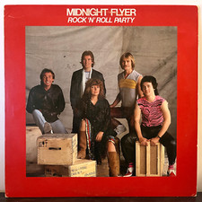 MIDNIGHT FLYER - Rock N Roll Party (1981 Swan Song) - 12" Vinyl Record LP - EX