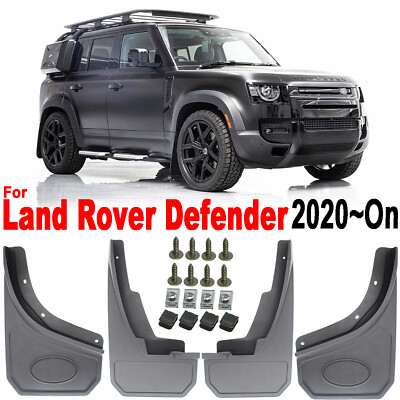 MUDFLAPS FOR LAND ROVER DEFENDER 2020+MUD FLAPS MUDGUARDS FENDER L663 90 & 110
