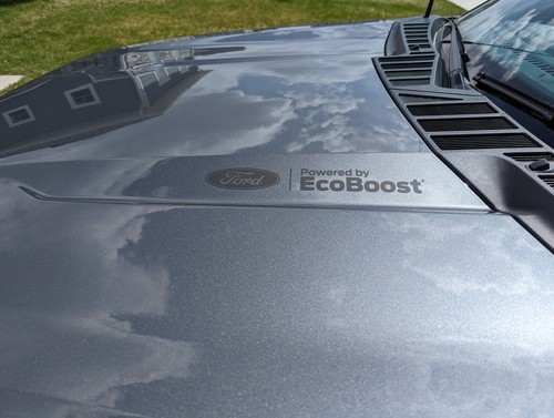 2022 Ford F150 Powered By Ecoboost Hood Vinyl Sticker Graphic - Pair F-150 - Picture 2 of 5