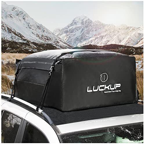 SMONTER 520L 100% Waterproof Durable Rooftop Cargo Carrier Bag,Fits All Cars
