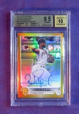 2022 Topps Chrome Rodolfo Castro Rookie #RA-RC Gold Refractor Auto 35/50