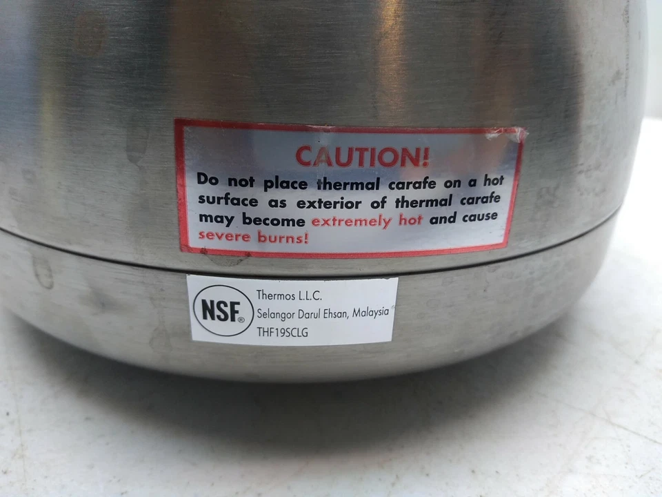 BUNN Brew Thru 4杯保温玻璃瓶商用咖啡机茶壶带计时器 — 第 4/4 张图片