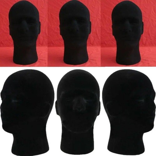 Male Mannequin Styrofoam Foam Manikin Head Model Wigs Glasses Cap Display I4h9 - Picture 9 of 12