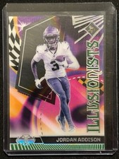 2023 Panini Illusions Football - Illusionists Emerald #16 Jordan Addison (RC)