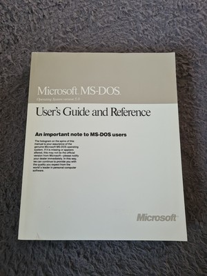 Microsoft MS-Dos 5.0 Benutzerhandbuch und Nachschlagewerk 1991
