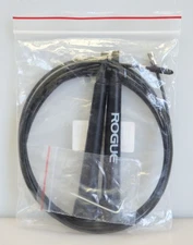 Rogue Fitness 10' Adjustable Speed Jump Rope Black YA0013, NEW