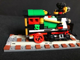 Lego Mini Model Winter Holiday Train from 4002016 50 Years On Track 