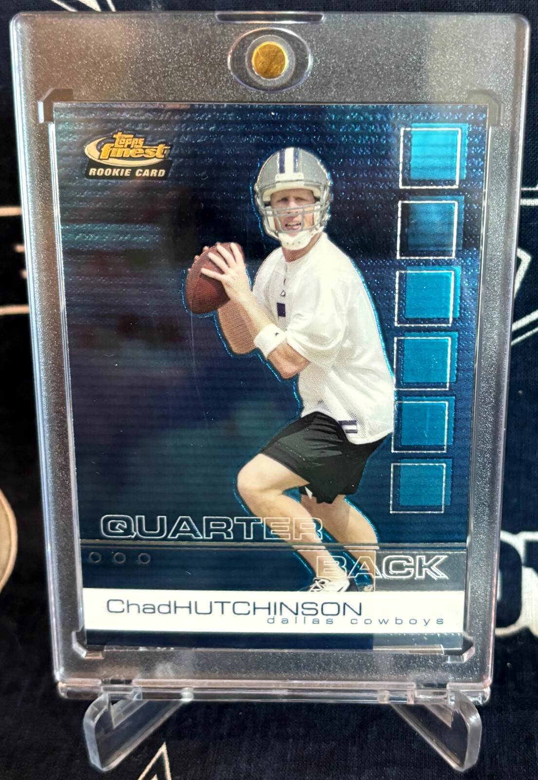 2002 Topps FINEST Dallas Cowboys CHAD HUTCHINSON Rookie RC #101 Stanford Cards