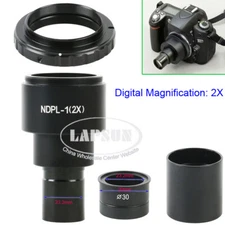 NDPL 2X / 9.6X SLR Microscope Eyepiece Adapter 23.2mm T2 for Canon Nikon Camera
