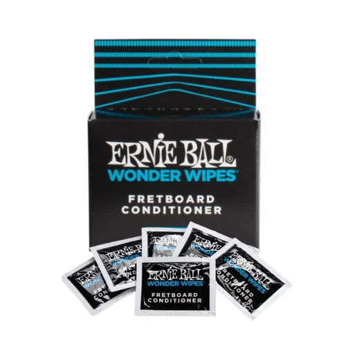 Ernie Ball Wonder Wipes Fretboard Conditioner, 6-pack (P04276)