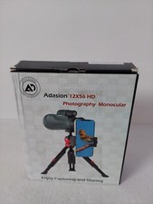 ADASION 12x56 HD PHOTOGRAPHY MONOCULAR BIRD WATCHING TRIPOD BINOCULAR PHONE CLIP