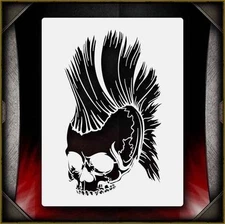 Skull 32 Airbrush Stencil Template Airsick