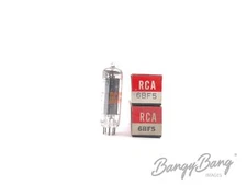 2 Vintage RCA 6BF5 Beam Power Audio Output TV Audio Vacuum Tube Valve- Bangybang