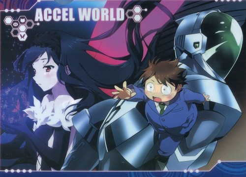 Carpeta de archivos transparente Accel World anime Kuroyukihime Black Snow Princess - Imagen 1 de 2