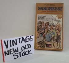 Vintage Parcheesi Pocket Edition Royal Game of India NO 3  1980 Hong Kong NOS ⬇️