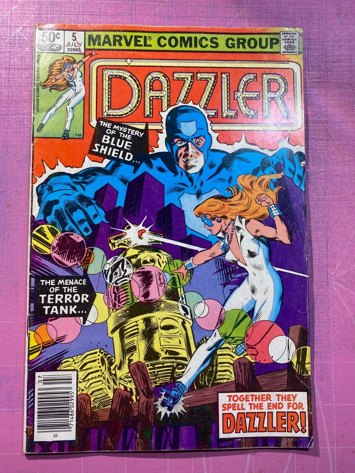 Dazzler # 5 (1981) VG 1st Terror Tank and Blue Shield. Taylor Swift Deadpool 3