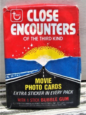 1978 CLOSE ENCOUNTERS of the THIRD Non Sports Trading Cards Photo Card Wax Pack