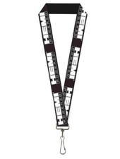 HEMI POWERED Black Lanyard Stretchable Licensed Key Chain