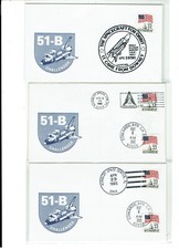 STS-51B Space Shuttle Apr-May 1985 ROCKWELL 5 Covers SPACELAB Mission Dates