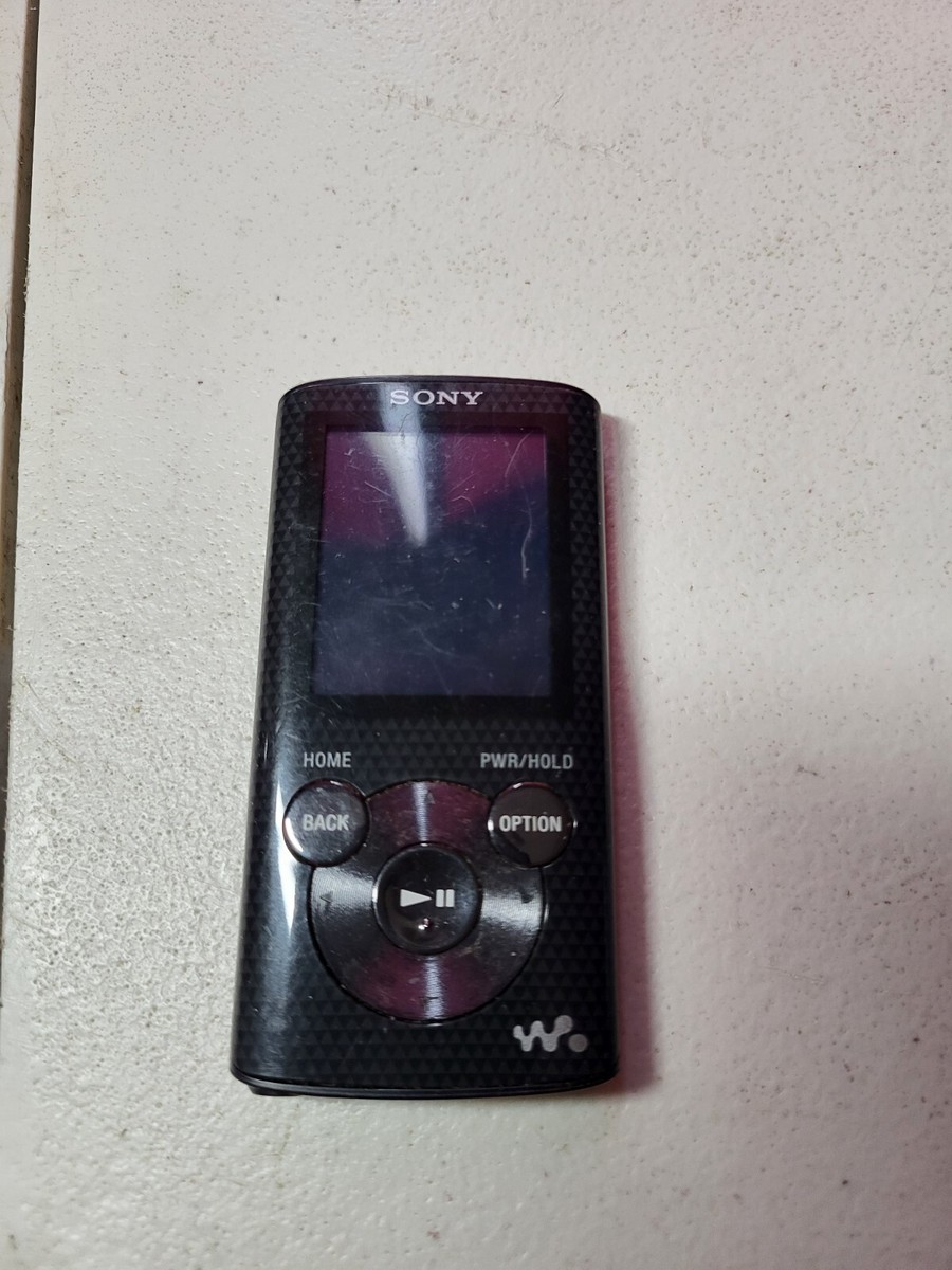 Sony Walkman NWZ-E383 Digital Media MP3 Player Black Carbon Fiber