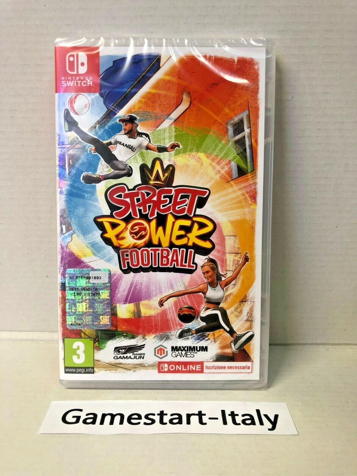 STREET POWER FOOTBALL - NINTENDO SWITCH - NUOVO SIGILLATO - PAL NEW SEALED