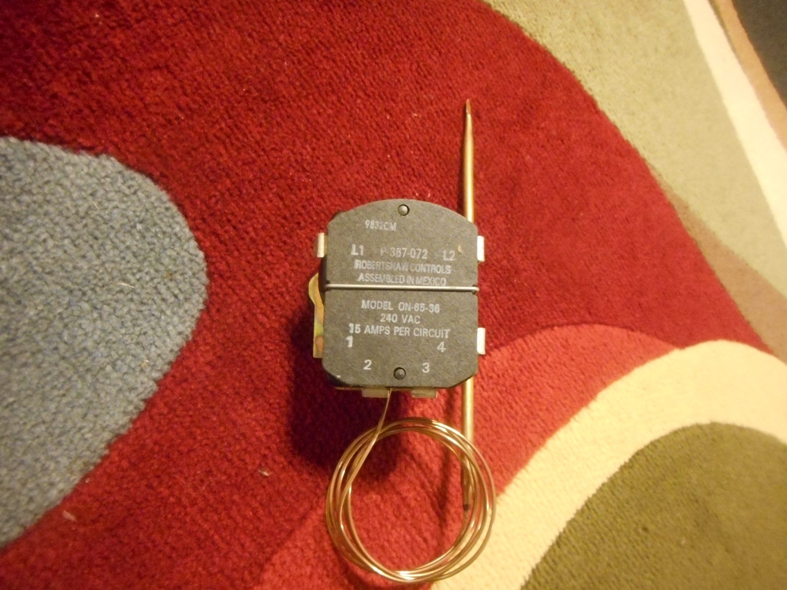 Kenmore Frigidaire Gibson Tappan Vintage Wall Oven Thermostat 9682 NEW