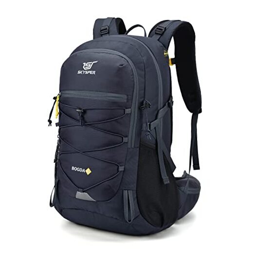 35L Waterproof Hiking Backpack for Men Women Travel Camping Navy Blue-image