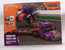 Blokko Town Monster Truck Jam 508 Pc Building Set Compatible With Other Brands