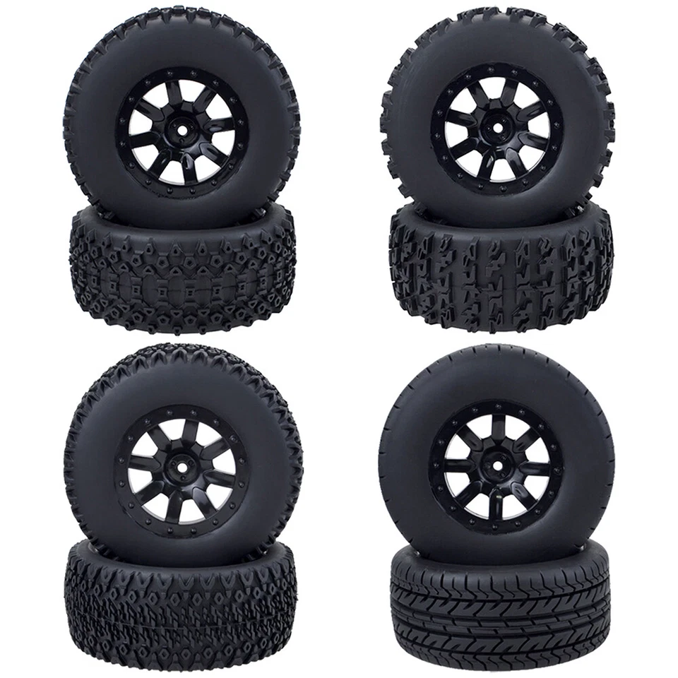 ZD RC Räder und Reifen 1/10 12mm Hex Short Course Truck für Redcat Traxxas Slash - Bild 2 von 4