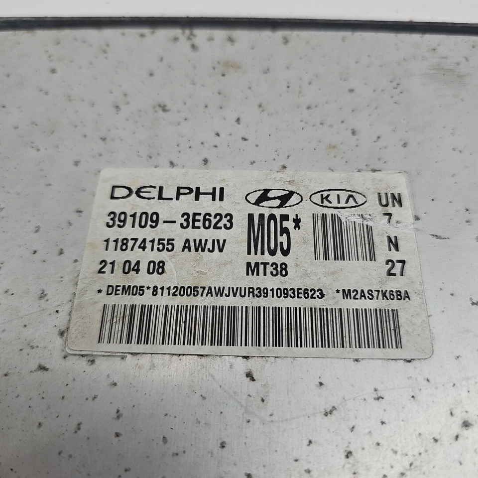 07 08 09 10 11 12 KIA RONDO COMPUTER BRAIN ENGINE CONTROL ECU ECM MODULE UNIT - Image 2 of 3