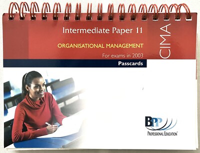 CIMA Organisational Management: Revision Cards P11 Exams Revise Exam Success