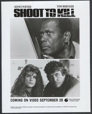 Shoot To Kill ’88 SIDNEY POITIER KIRSTIE ALLEY TOM BERENGER