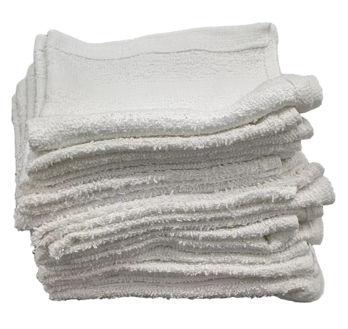 12x12 White Value Washcloths Rags Bath/Craft/Kitchen/Garage/Face 1 LB Per  Dozen